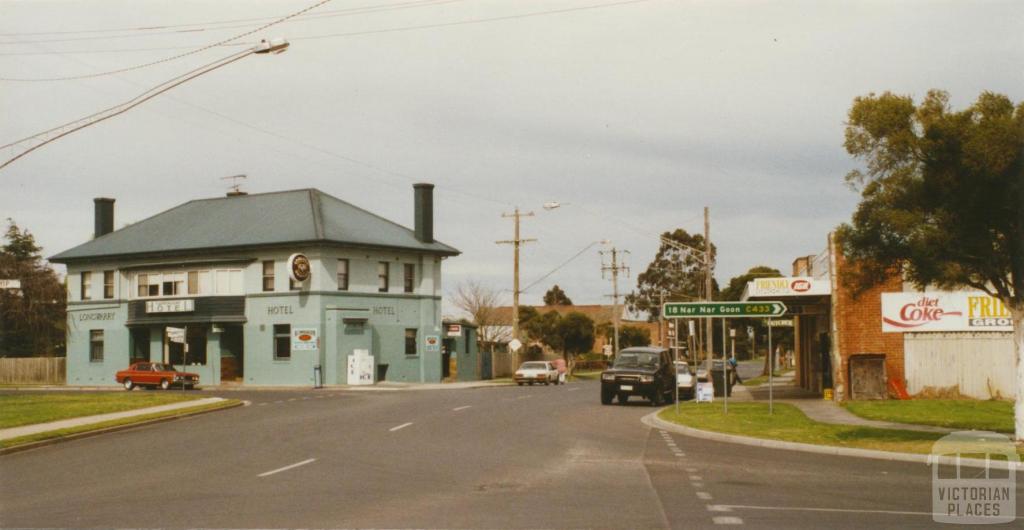Longwarry town south of the train line